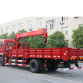 Chine Camion à plateau avec grue 8 tonnes 10 tonnes grue montée sur camion Hiab Palfinger flèche télescopique